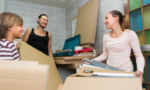 Moving team helping with house removal services in Catford