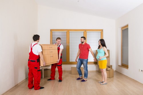 Careful packing and loading for removals in Catford