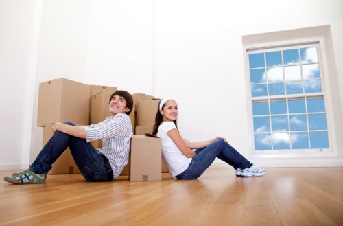 Packing and furniture loading for a home move in Catford