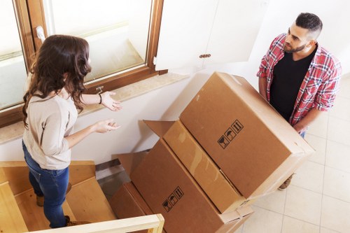 Organised packing materials for residential and business moves in Catford
