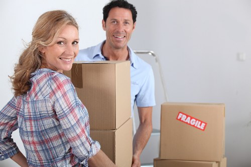 Moving checklist and packing supplies prepared for house removals in Catford