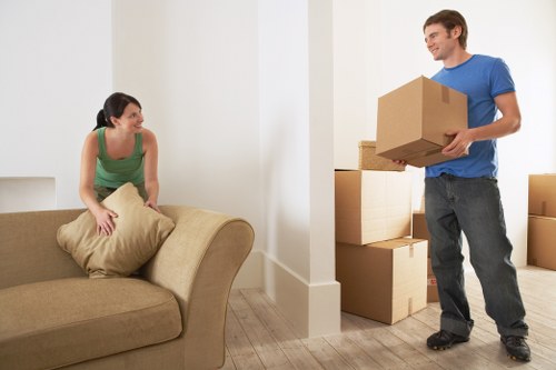 Office packing and furniture moving for a Catford business